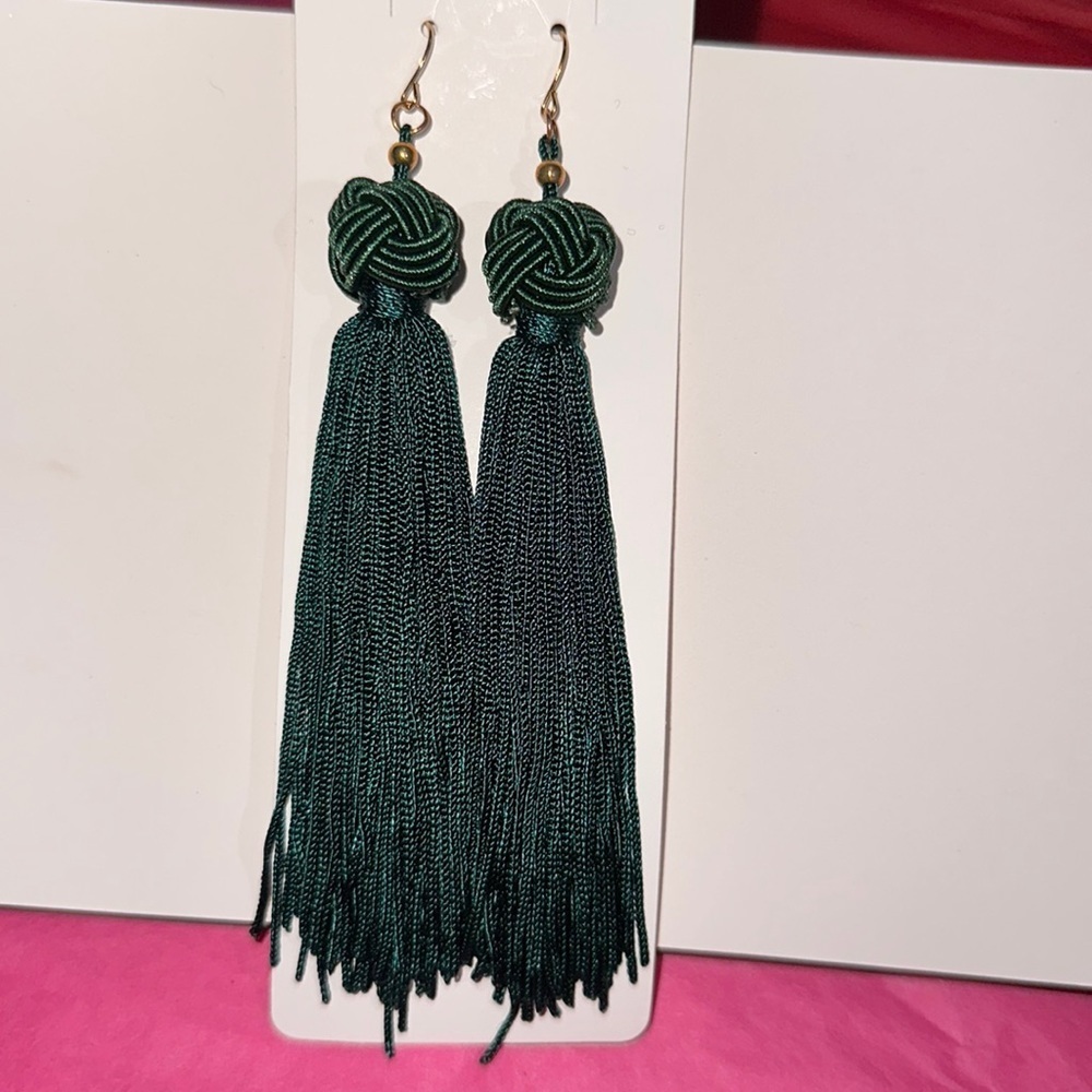 Long tassel earrings size 5.2inches